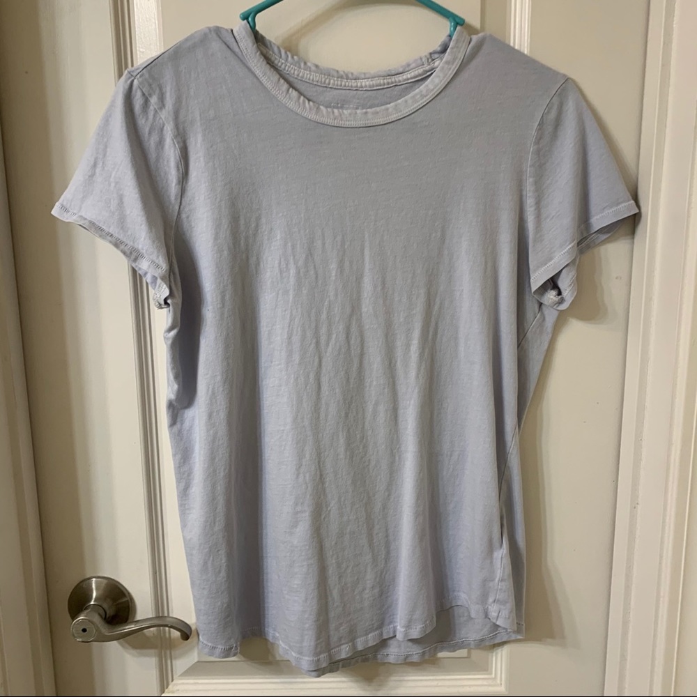 Light Blue Crewneck Tee Shirt